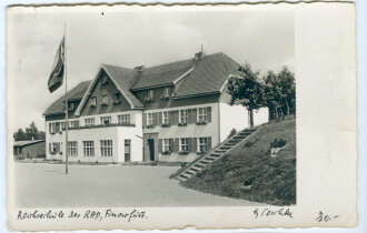 Ansichtskarte " Reichsschule des RAD für die weibliche Jugend Finowfurt bei Eberswalde