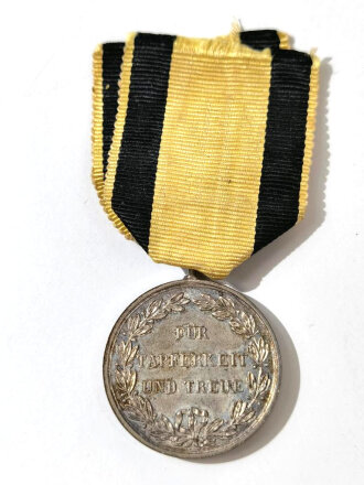 Württemberg Silberne Militärverdienstmedaille König Wilhelm II. 1892 - 1918, am Band