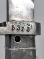 1.Weltkrieg, Ersatzseitengewehr 88/98 Eisengriff,   Gesamtlänge 40 cm, Koppelschuhhalter wackelt, gereinigtes Stück