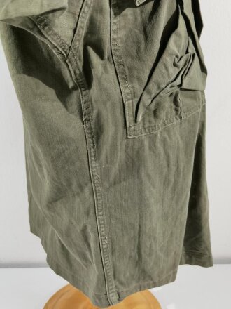 U.S. WWII Jacket, HBT, with gas flap, size 36R