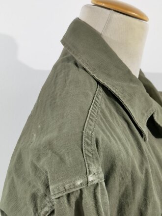 U.S. WWII Jacket, HBT, with gas flap, size 36R