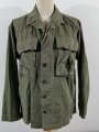 U.S. WWII Jacket, HBT, with gas flap, size 36R