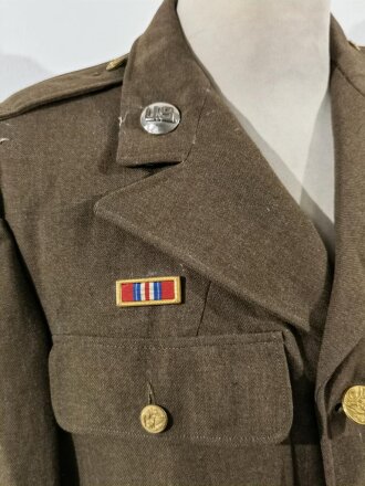 U.S. after WWII, service tunic size 40R, some moth damage