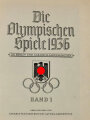 "Olympia 1936" - Band 1 Die Olympischen Spiele 1936 in Berlin und Garmisch-Partenkirchen, 127 Seiten, komplett