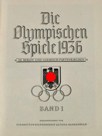 "Olympia 1936" - Band 1 Die Olympischen Spiele...
