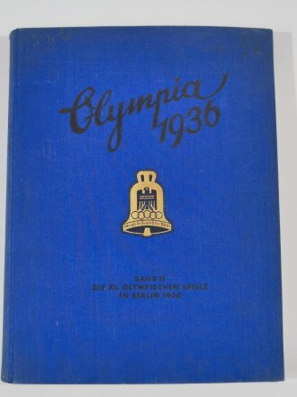 "Olympia 1936" - Band 2 Die Olympischen Spiele 1936 in Berlin und Garmisch-Partenkirchen, 165 Seiten, komplett, die Bilder zum Teil leicht beschädigt