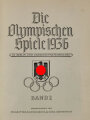 "Olympia 1936" - Band 2 Die Olympischen Spiele 1936 in Berlin und Garmisch-Partenkirchen, 165 Seiten, komplett, die Bilder zum Teil leicht beschädigt