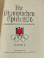 "Olympia 1936" - Band 2 Die Olympischen Spiele 1936 in Berlin und Garmisch-Partenkirchen, 165 Seiten, komplett, im Schutzumschlag