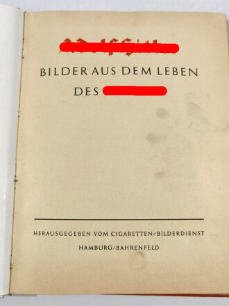 Sammelbilderalbum " Adolf Hitler" komplett