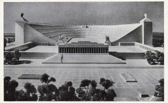 Ansichtskarte "Stadt der Reichsparteitage Nürnberg - Modellaufnahme Deutsches Stadion"
