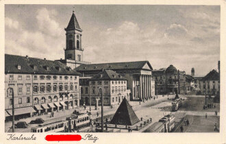 Ansichtskarte "Karlsruhe Adolf-Hitler-Platz"