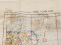 Deutsche Fliegerkarte East Scotland, Great Britain, nach dem Krieg Rückseitig nochmals bedruckt " Schwerter zu Pflugscharen", Sie erhalten 1 Stück