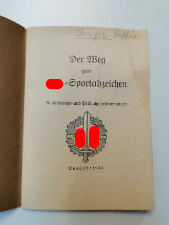 Der Weg zum SA-Sportabzeichen - Ausführungs und...
