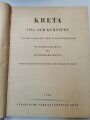 "Kreta- Sieg der Kühnsten" vom Heldenkampf der Fallschirmjäger. Bildband von 1942, gebraucht, Teil des Schutzumschlages auf die erste Seite geklebt