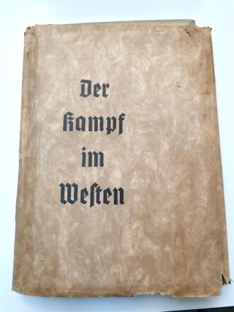 Raumbildalbum "Der Kampf im Westen" mit Brille...