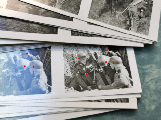 Raumbildalbum "Der Kampf im Westen" mit Brille und allen Bildern,  Schutzumschlag stark gebraucht