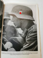 "Das Gesicht des Deutschen Soldaten" Herausgegeben vom Oberkommando der Wehrmacht, datiert 1943, stark gebraucht, Einband lose, ca. DIN A4