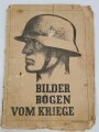 Grossformtiges Kinderbuch " Bilder Bogen vom Kriege" Deckblatt entnazifiziert schlechter Zustand