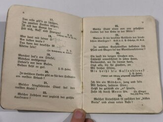 Rätselbüchlein für die deutschen Soldaten, datiert 1916,  DIN A6, gebraucht