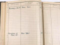 "Waffen- u. Gerätenachweis (Werknummernverzeichnis) der 1./ schw. Flakabteilung 393" mit Eintragungen von 1939 bis 1944