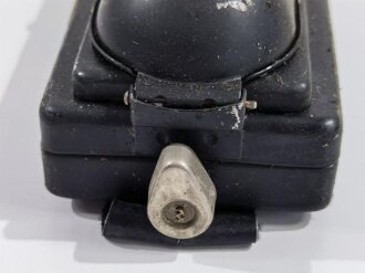 Taschenlampe wie Wehrmacht, NACHKRIEGSPRODUKTION, Ungereinigte Stücke, Funktion nicht geprüft, Hersteller Keuner, sie erhalten ein ( 1 ) Stück