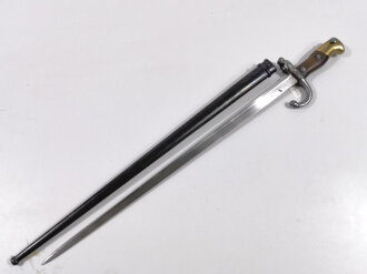 Frankreich, Epee Seitengewehr Gras Modell 1874,  nummerngleich, St.Etienne 1875,