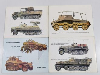 4 x Waffenarsenal zum Thema Fahrzeuge der Wehrmacht,...