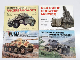 4 x Waffenarsenal zum Thema Fahrzeuge der Wehrmacht, gebraucht
