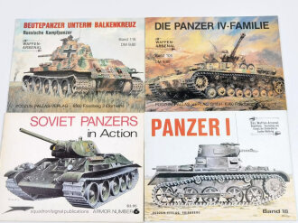 4 x Waffenarsenal zum Thema "Panzer", gebraucht