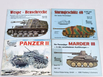 4 x Waffenarsenal zum Thema "Panzer", gebraucht