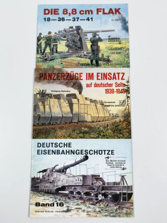 3 x Literatur zum Thema Waffentechnik der Wehrmacht,...