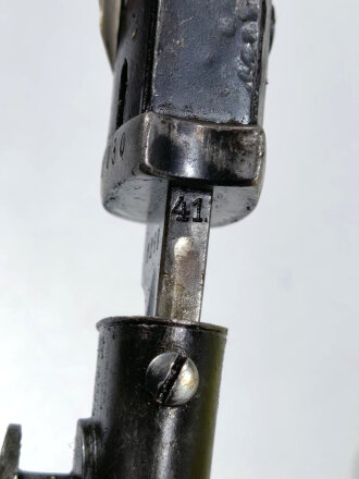 Seitengewehr Modell 84/98 für K98 der Wehrmacht. Gebraucht, Fremdstempel