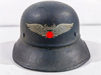 Stahlhelm Luftschutz, guter Zustand, ungereinigtes...