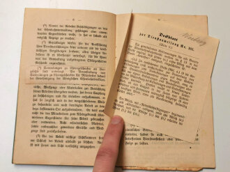 Gemeinsame Bestimmungen für die Arbeiter aller Dienstzweige der Preussischen Staats-Eisenbahn-Verwaltung 1. April 1895, DIN A6, 20 Seiten