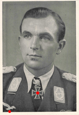 Ansichtskarte "Ritterkreuzträger Major...