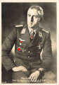 Ansichtskarte "Major Herman Graf - Träger des Eichenlaubs mit Schwertern und Brillanten zum Ritterkreuz des Eisernen Kreuzes"