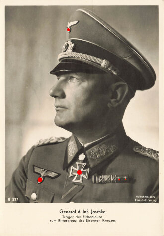 Ansichtskarte "General d.Inf. Jaschke - Träger...
