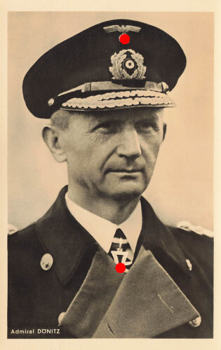 Ansichtskarte "Ritterkreuzträger Admiral Dörnitz"