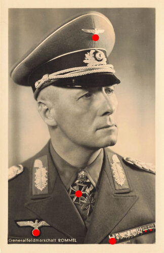 Ansichtskarte "Ritterkreuzträger Generalfeldmarschall Rommel"