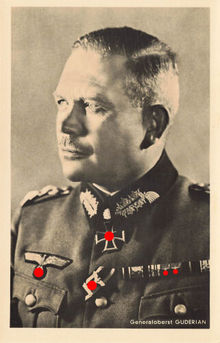 Ansichtskarte "Ritterkreuzträger Generaloberst Guderian"