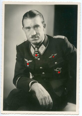 Ansichtskarte "Ritterkreuzträger Generalmajor Adolf Galland"