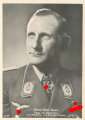 Ansichtskarte "Oberst Oskar Dinort - Träger des Eichenlaubs zum Ritterkreuz des Eisernen Kreuzes"