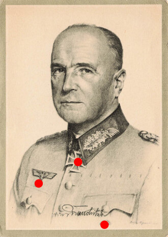 Ansichtskarte "Ritterkreuzträger Generalfeldmarschal von Brauchitsch"