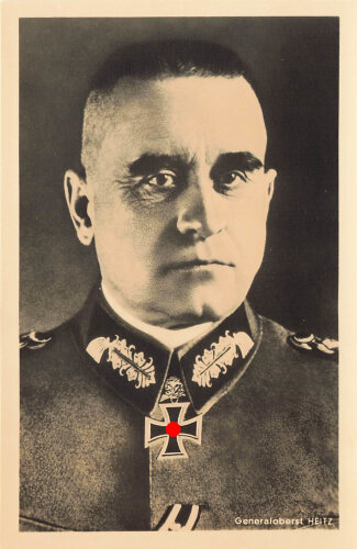 Ansichtskarte "Ritterkreuzträger Generaloberst Heitz"