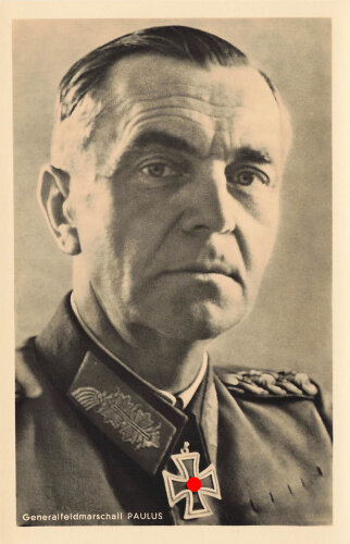 Ansichtskarte "Ritterkreuzträger Generalfeldmaschall Paulus"