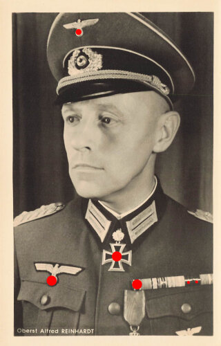 Ansichtskarte "Ritterkreuzträger Oberst Alfred...
