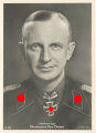 Ansichtskarte "Ritterkreuzträger Oberstleutnant Hans Christian"