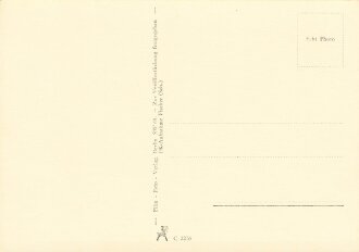 Ansichtskarte "Major Müncheberg - Träger des Eichenlaubs mit Schwertern zum Ritterkreuz des Eisernen Kreuzes"