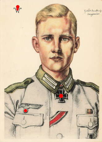 Ansichtskarte "Ritterkreuzträger Obergefreiter Brinkforth"