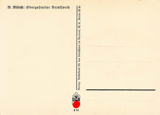 Ansichtskarte "Ritterkreuzträger Obergefreiter Brinkforth"